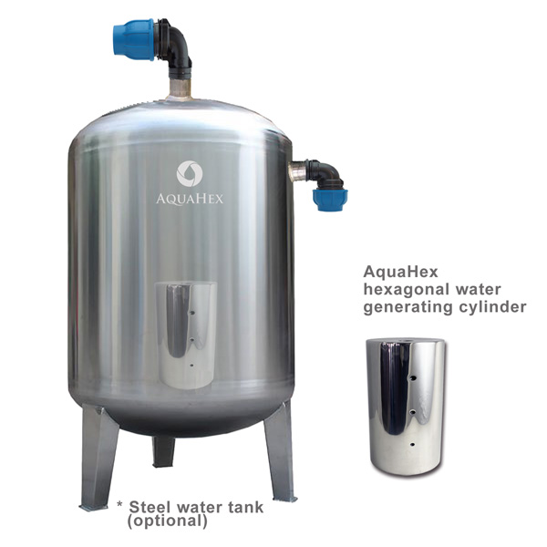 Aquahex resonance tank for hydrotherpy solution